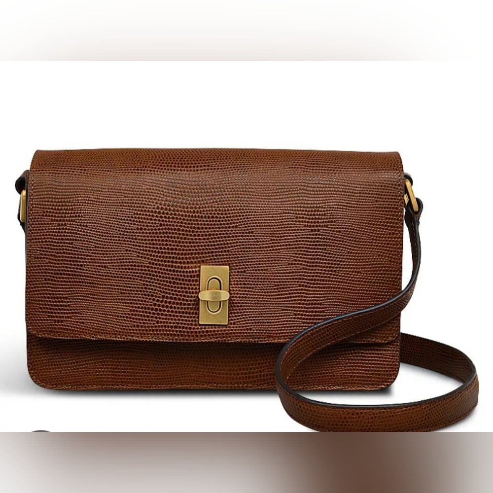 NWT Radley London Threadneedle Street Faux Lizard Crossbody